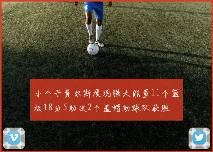 小个子费尔斯展现强大能量11个篮板18分5助攻2个盖帽助球队获胜